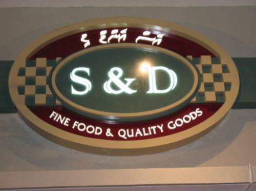 Custom fabricated shop sign